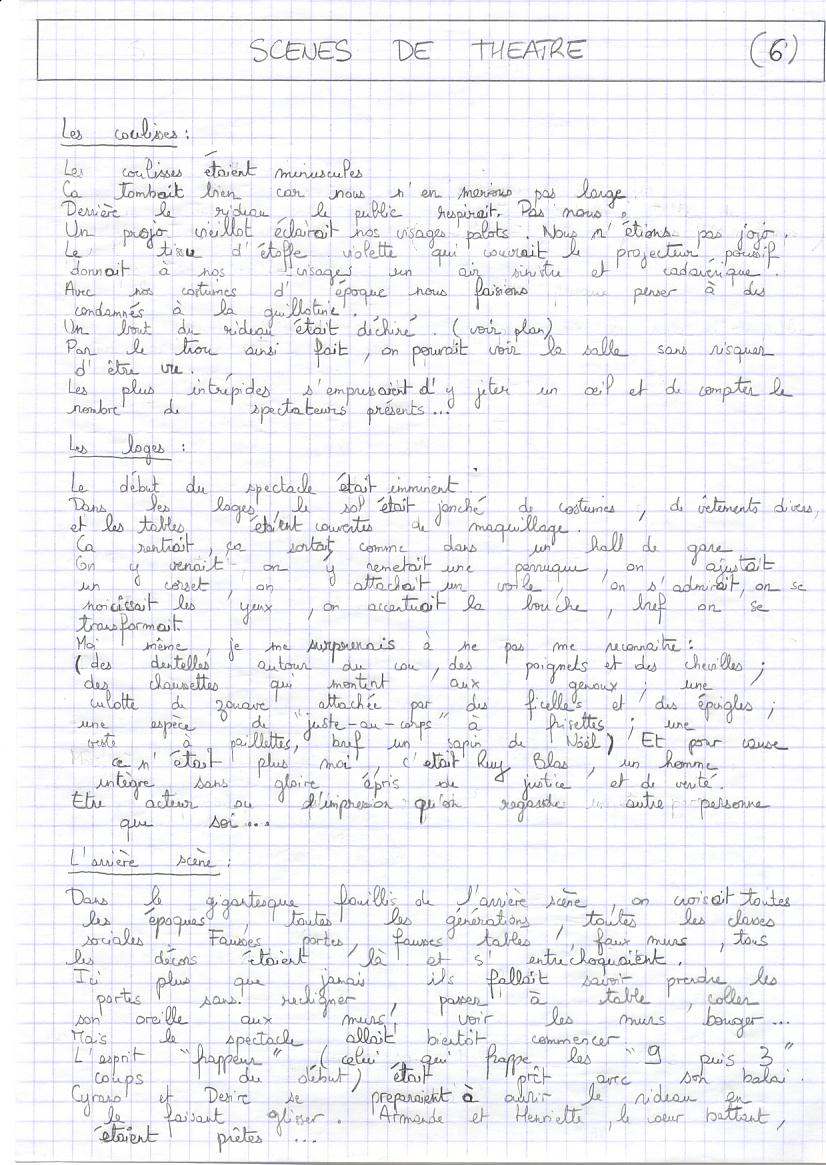 1998 : Scènes de théâtre : part 6