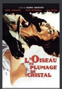 2022 – 01 : L’oiseau au plumage de cristal (1970) de Dario Argento